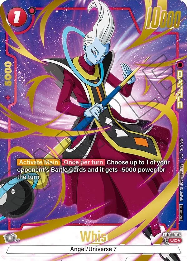 Whis, Tournament and Championship Promos FB01-004
