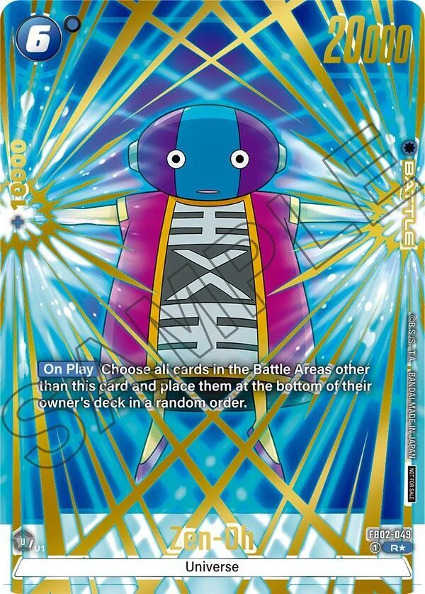 Zen-Oh, Tournament and Championship Promos FB02-049