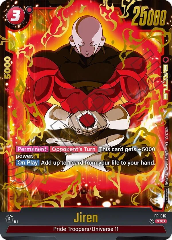Jiren, Tournament and Championship Promos FP-016