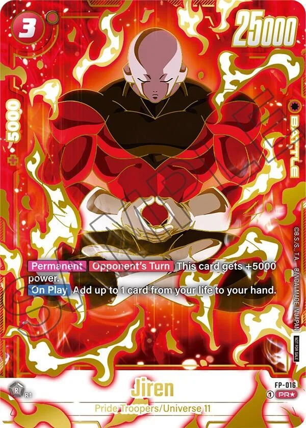 Jiren, Tournament and Championship Promos FP-016