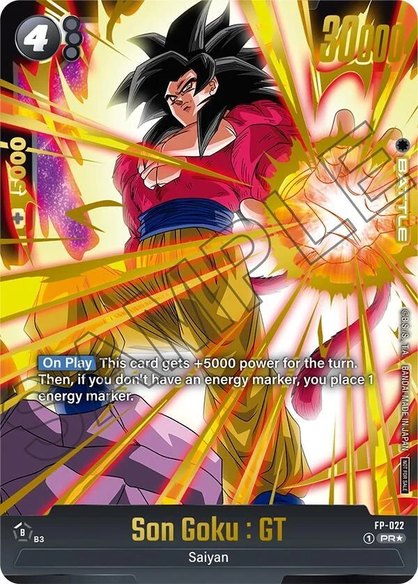 Son Goku : GT, Tournament and Championship Promos FP-022