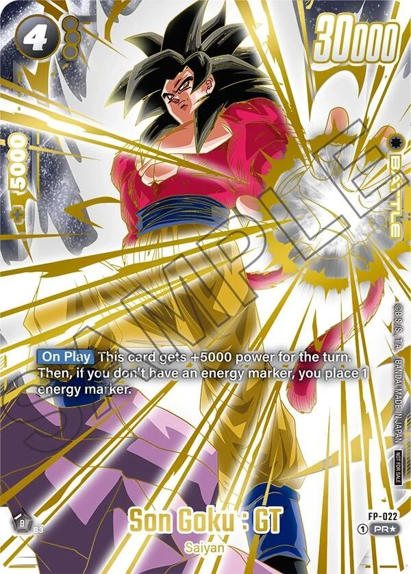 Son Goku : GT, Tournament and Championship Promos FP-022