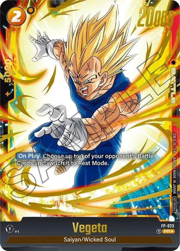 Vegeta, Tournament and Championship Promos FP-023