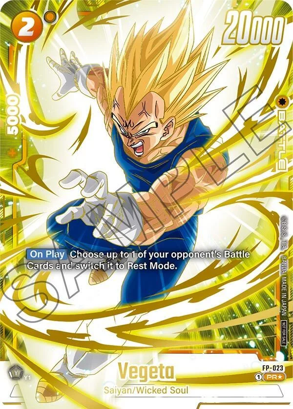 Vegeta, Tournament and Championship Promos FP-023