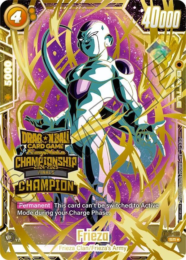 Frieza, Tournament and Championship Promos FB01-129