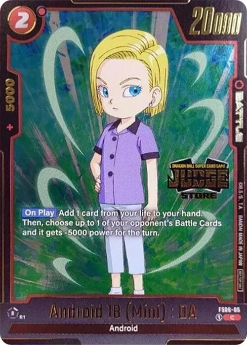 Android 18 (Mini) : DA, Tournament and Championship Promos FS06-05