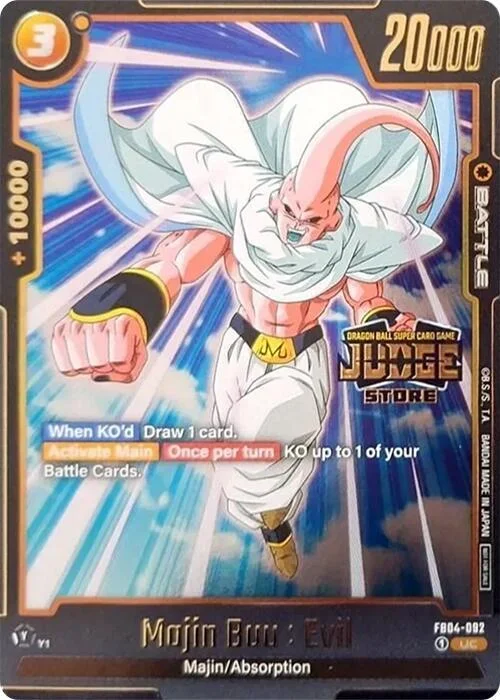 Majin Buu : Evil, Tournament and Championship Promos FB04-092