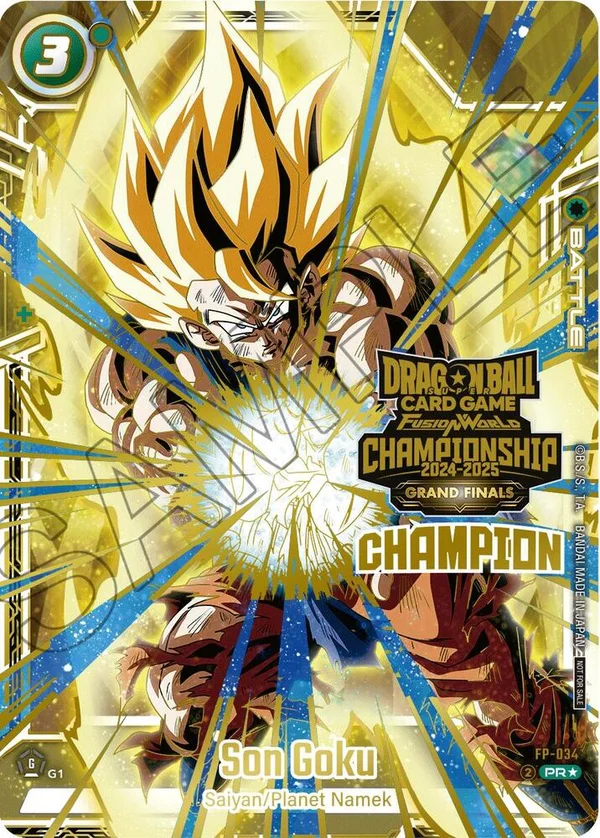 Son Goku, Tournament and Championship Promos FP-034