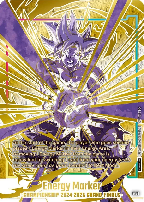 Energy Marker, Tournament and Championship Promos E-29