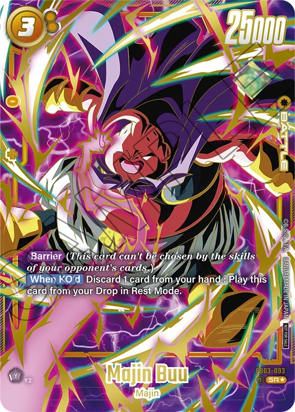 Majin Buu, Tournament and Championship Promos FB03-093