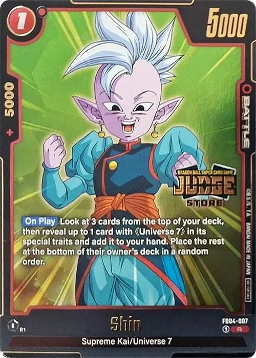 Shin, Tournament and Championship Promos FB04-007