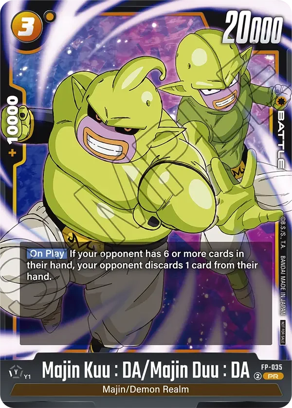 Majin Kuu : DA/Majin Duu : DA, Tournament and Championship Promos FP-035