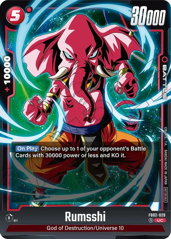 Rumsshi, Tournament and Championship Promos FB02-029