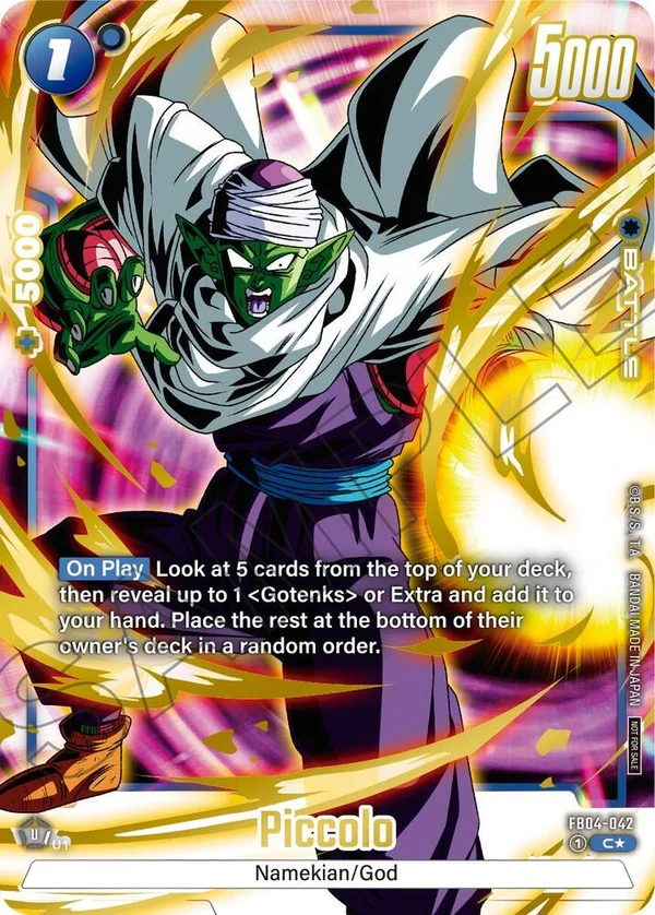 Piccolo, Tournament and Championship Promos FB04-042