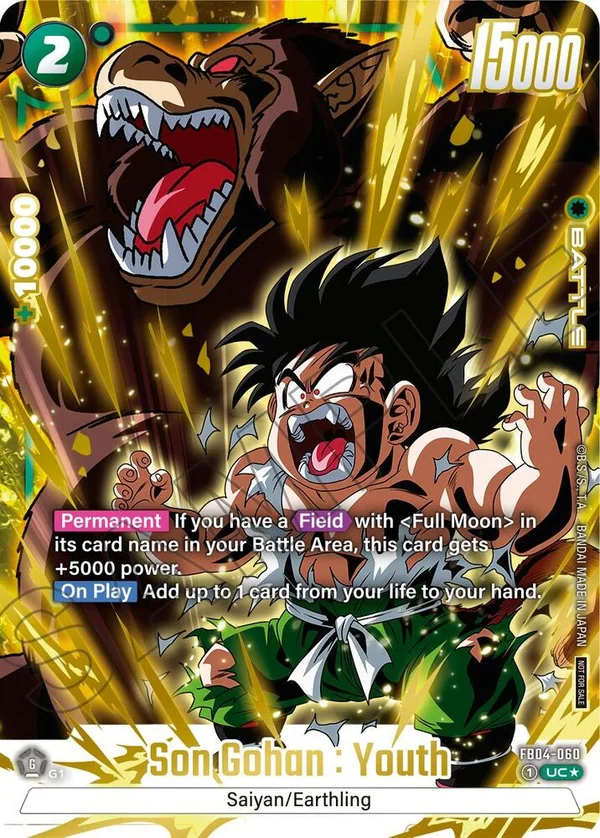 Son Gohan : Youth, Tournament and Championship Promos FB04-060