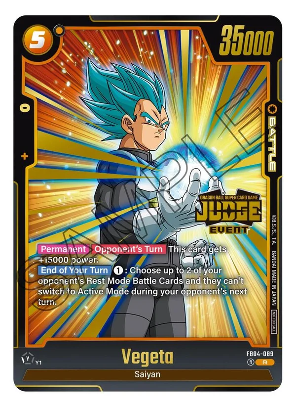 Vegeta, Tournament and Championship Promos FB04-089