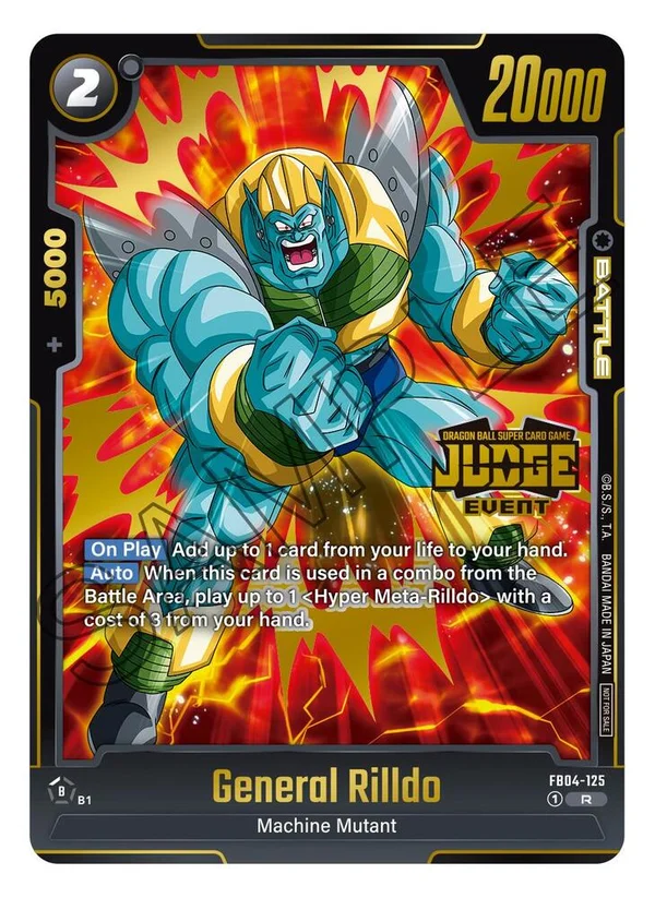 General Rilldo, Tournament and Championship Promos FB04-125