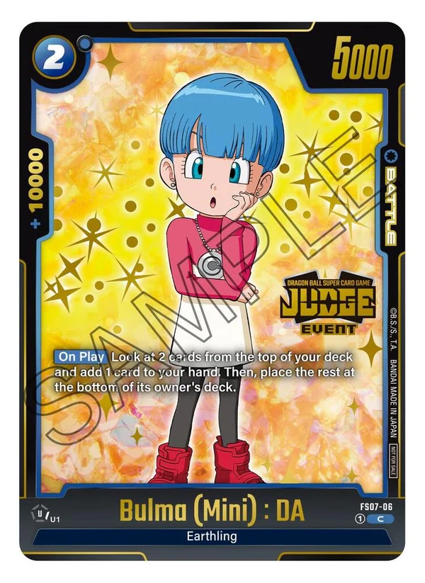 Bulma (Mini) : DA, Tournament and Championship Promos FS07-06