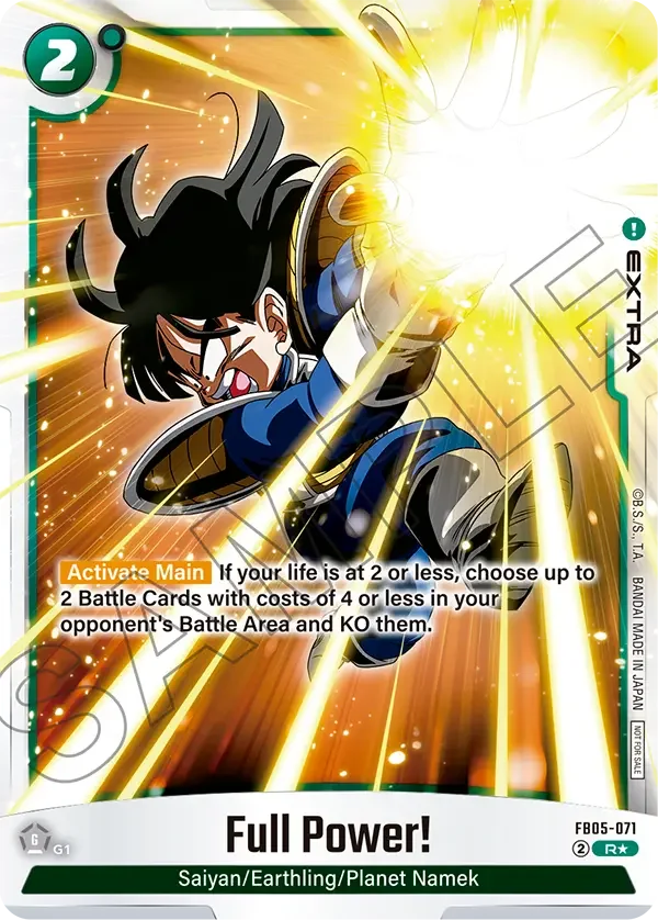 Full Power!, Tournament and Championship Promos FB05-071