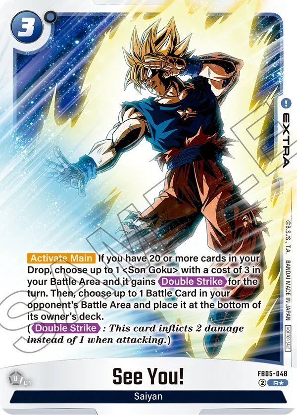 See you!, Tournament and Championship Promos FB05-048