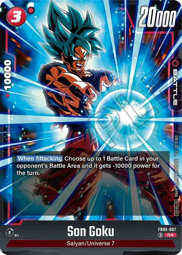 Son Goku, Tournament and Championship Promos FB05-007