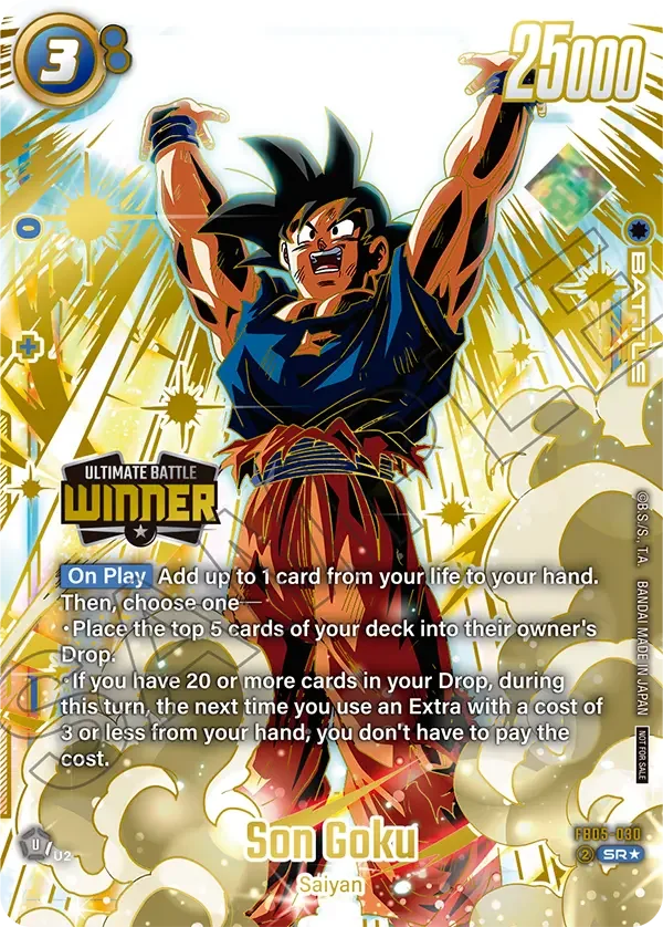 Son Goku, Tournament and Championship Promos FB05-030