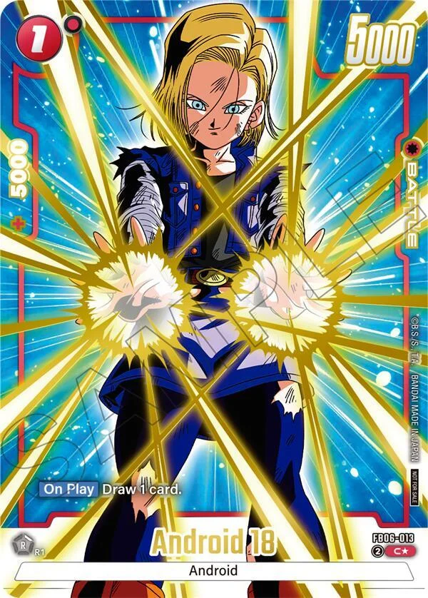 Android 18, Tournament and Championship Promos FB07-013