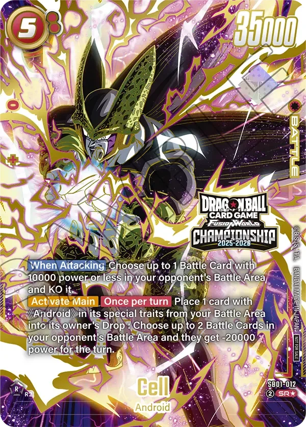 Cell, Tournament and Championship Promos SB01-012