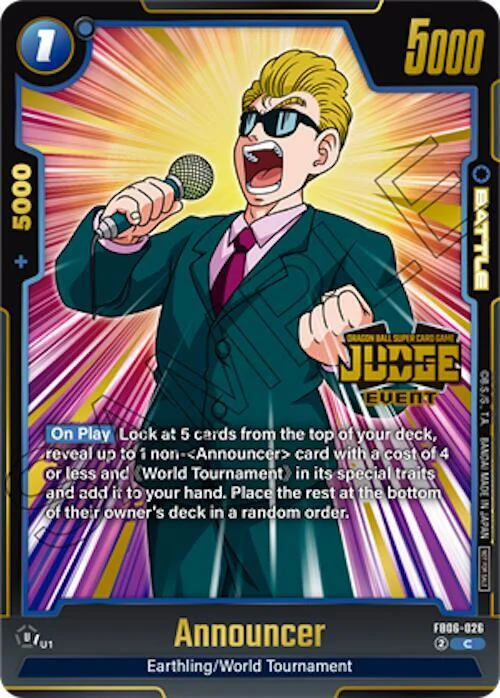 Announcer, Tournament and Championship Promos FB06-026