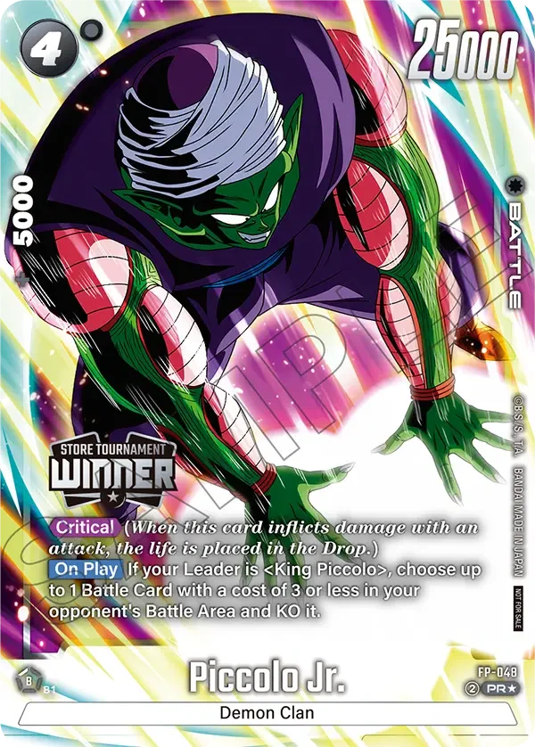 Piccolo Jr., Tournament and Championship Promos FP-048
