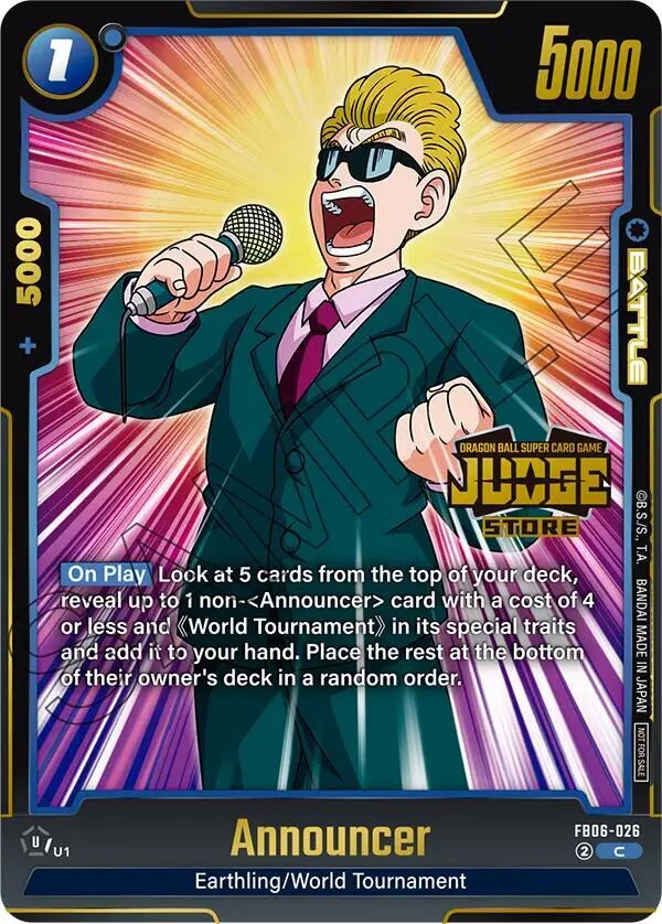 Announcer, Tournament and Championship Promos FB06-026
