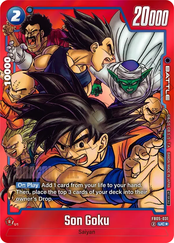 Son Goku, Tournament and Championship Promos FB05-031