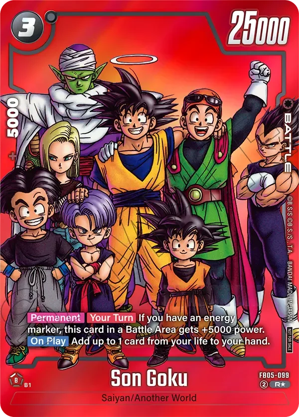 Son Goku, Tournament and Championship Promos FB05-099