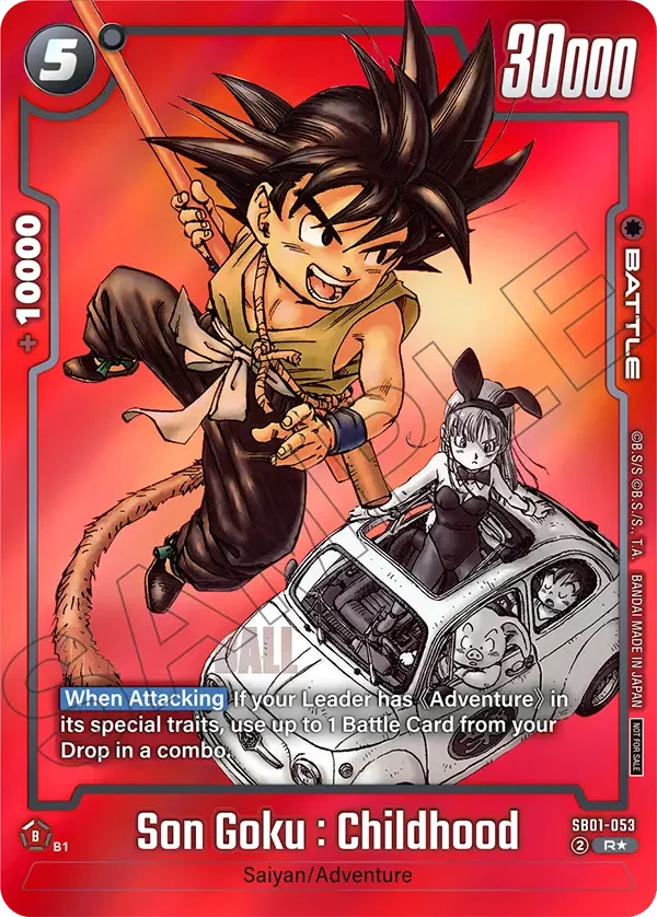 Son Goku : Childhood, Tournament and Championship Promos SB01-053
