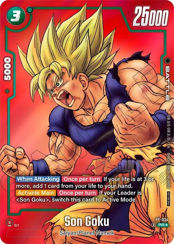 Son Goku, Tournament and Championship Promos FP-034