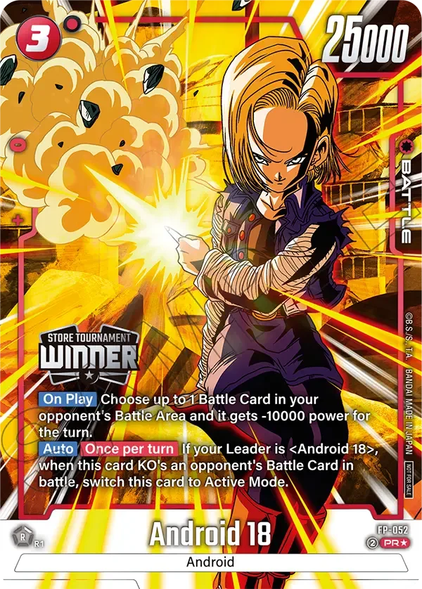 Android 18, Tournament and Championship Promos FP-052