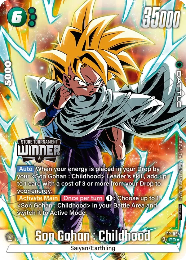 Son Gohan : Childhood, Tournament and Championship Promos FP-054