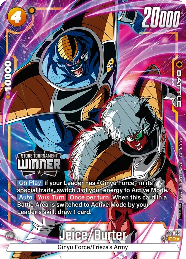 Jeice/Burter, Tournament and Championship Promos FP-055