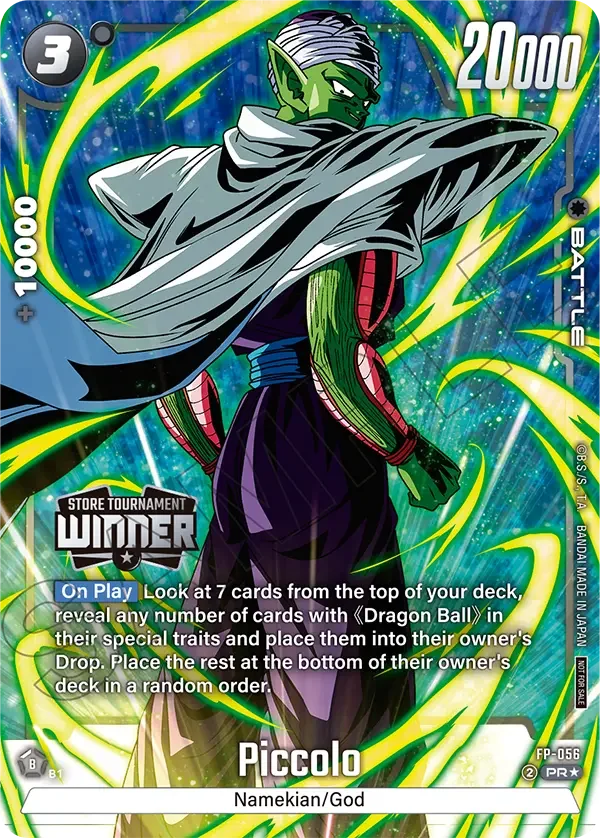 Piccolo, Tournament and Championship Promos FP-056