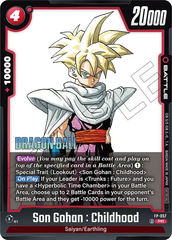 Son Gohan : Childhood, Tournament and Championship Promos FP-057