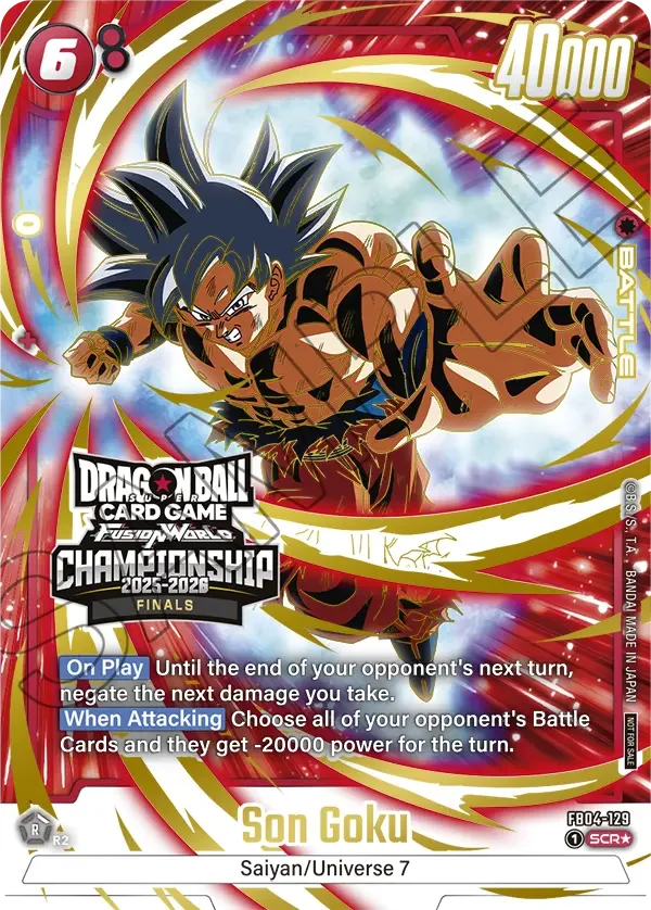 Son Goku, Tournament and Championship Promos FB04-129