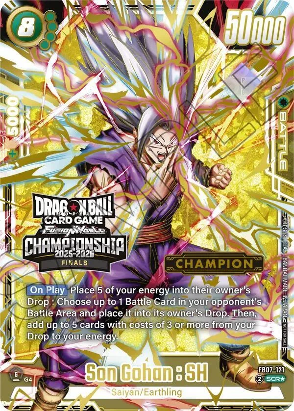 Son Gohan : SH, Tournament and Championship Promos FB07-121