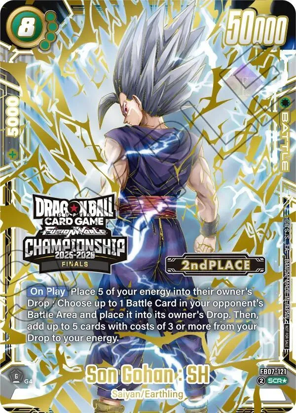 Son Gohan : SH, Tournament and Championship Promos FB07-121