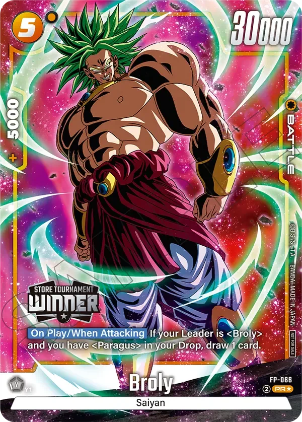 Broly, Tournament and Championship Promos FP-066