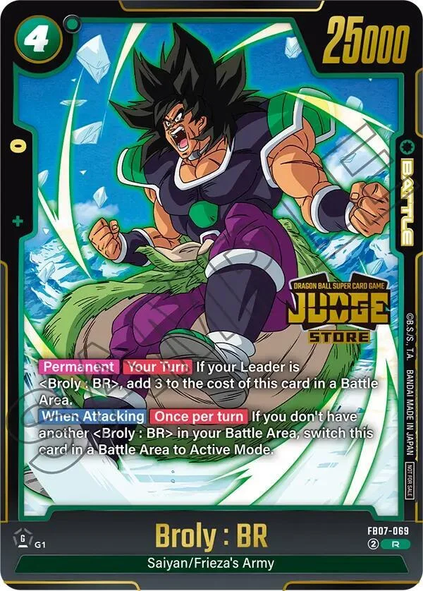 Broly : BR, Tournament and Championship Promos FB07-069