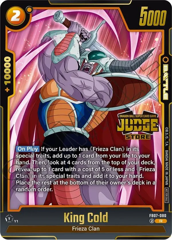 King Cold, Tournament and Championship Promos FB07-080