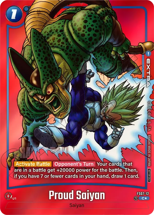 Proud Saiyan, Tournament and Championship Promos FS07-12