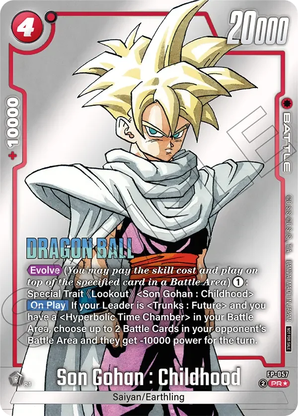 Son Gohan : Childhood, Tournament and Championship Promos FP-057