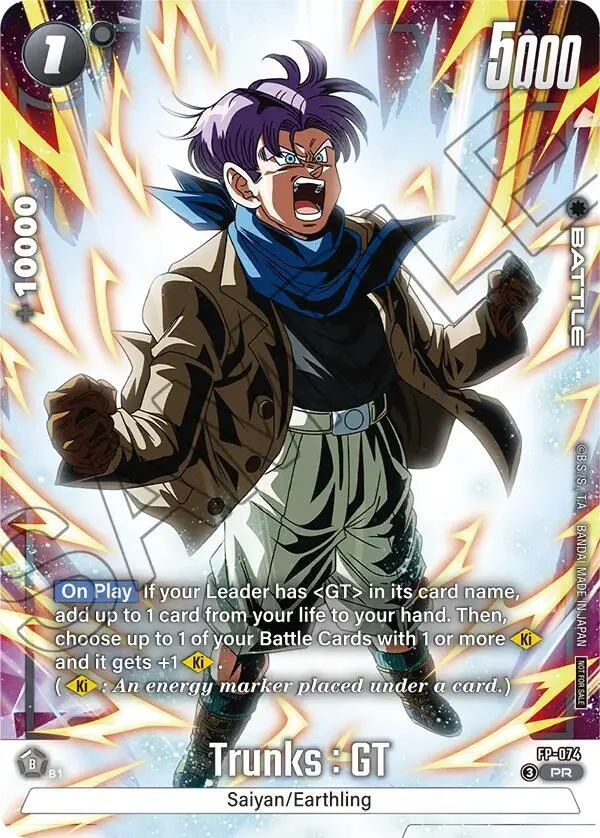 Trunks : GT, Tournament and Championship Promos FP-074