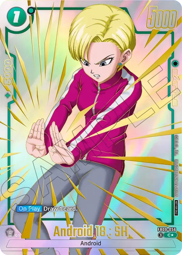 Android 18 : SH, Tournament and Championship Promos FB09-056